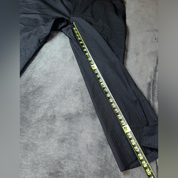 Pronto Uomo Size 48W Black&White Pinstripe Corporate Office Wedding Dress Pants - Picture 7 of 11